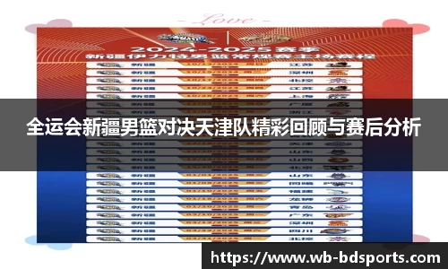 全运会新疆男篮对决天津队精彩回顾与赛后分析